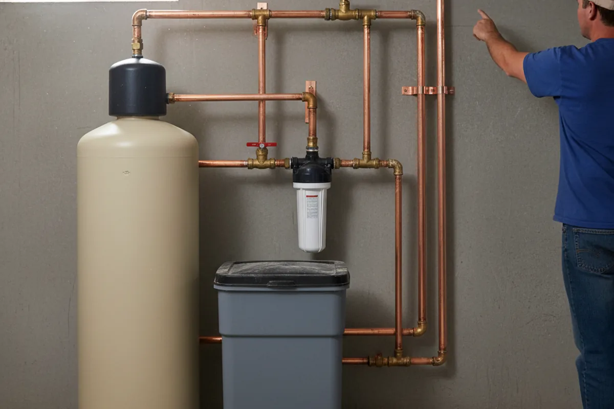 Whole-house water treatment system installed in Saint Bernard